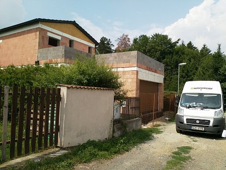 Izolace rodinného domu v pasivu v obci Hlubočinka